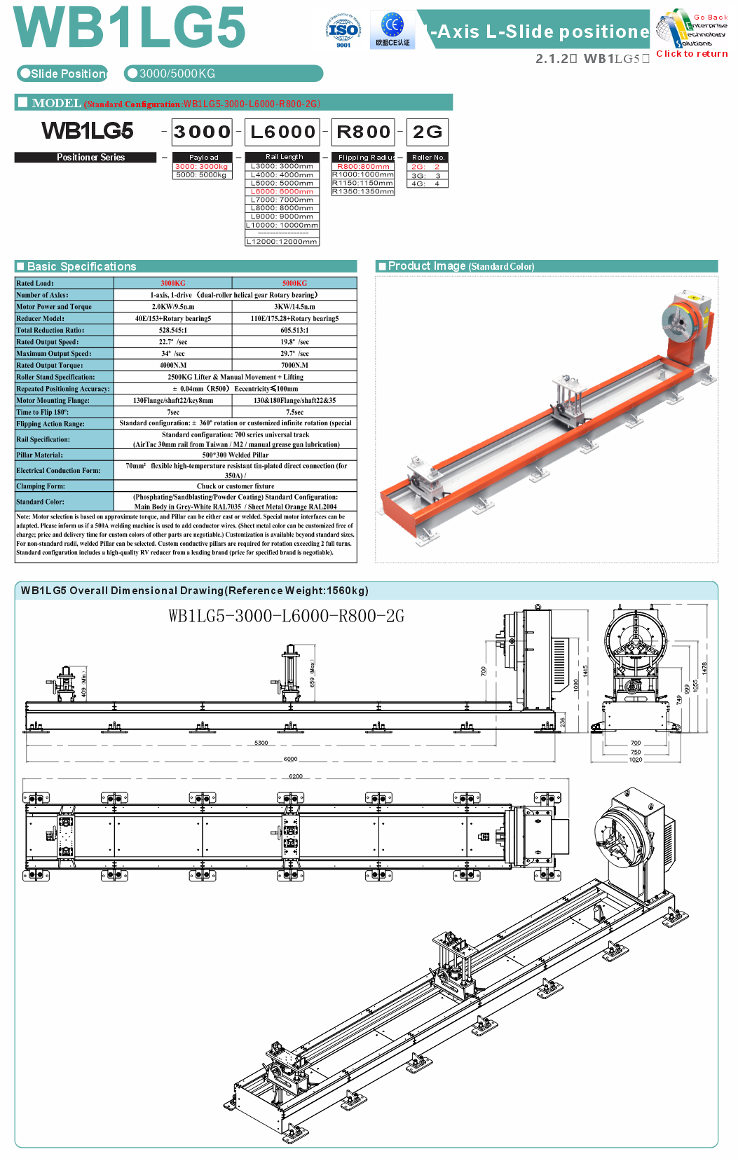 WB1LG5 specifications
