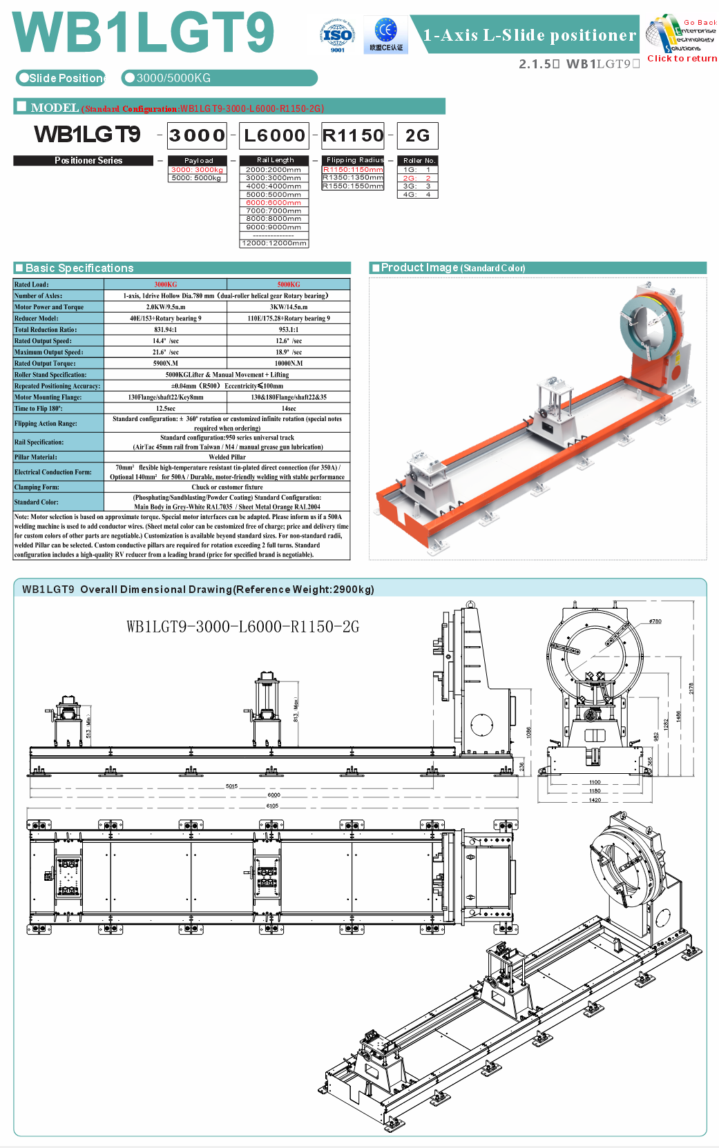 WB1LGT9 specifications