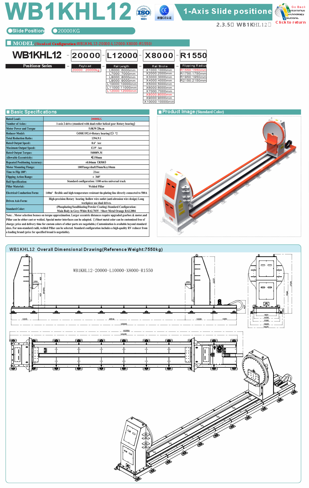 WB1KHL12 specifications