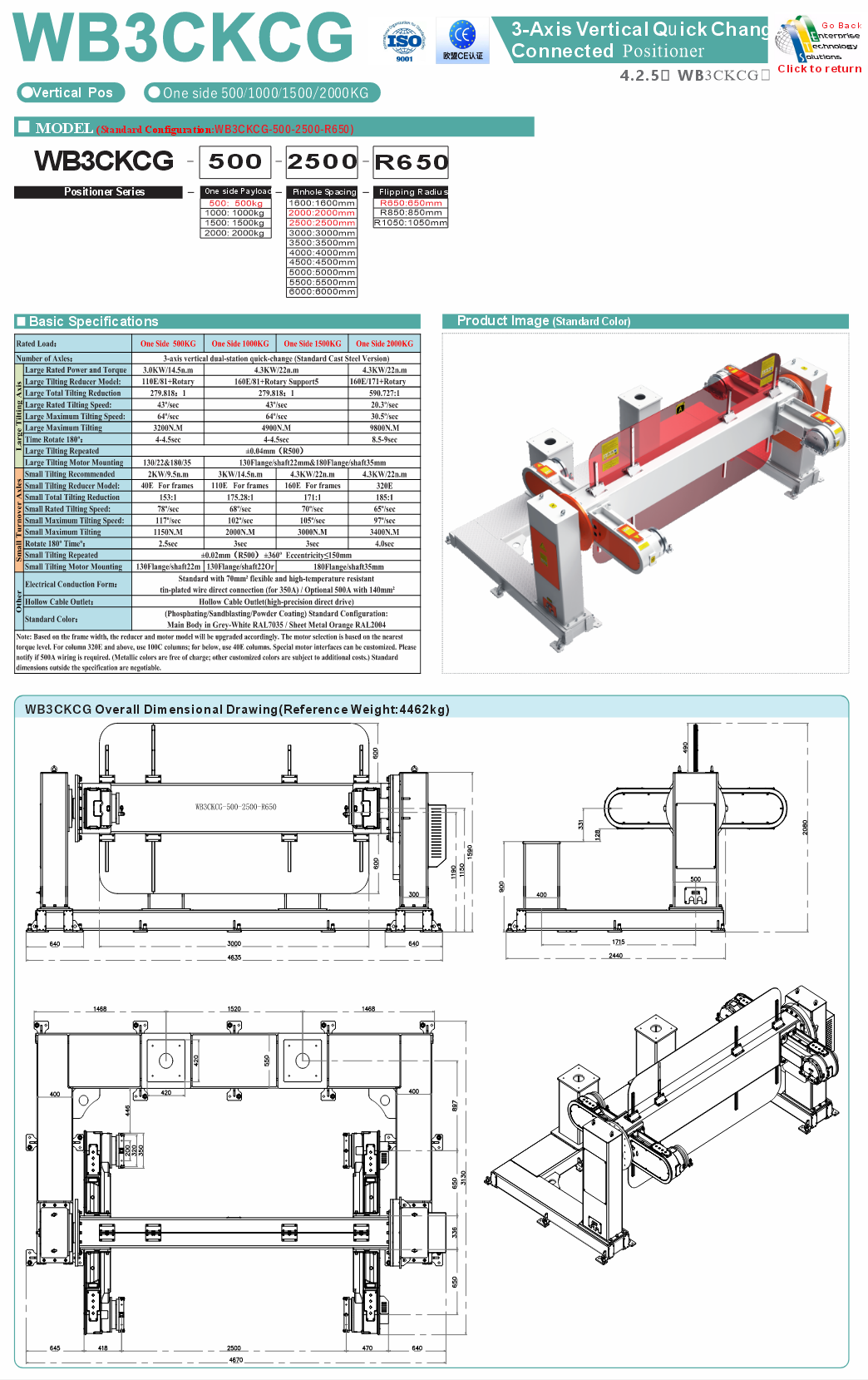 WB3CKCG specifications